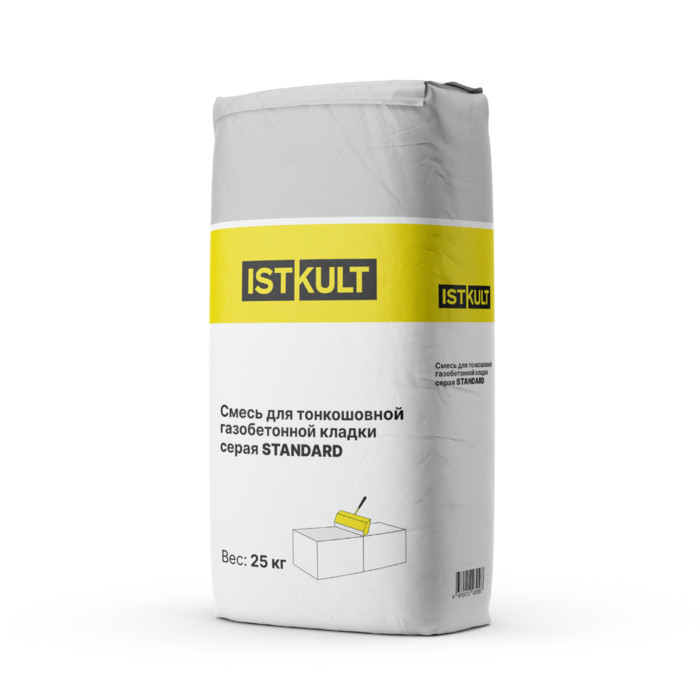 Смесь для тонкошовной кладки серая STANDARD ISTKULT